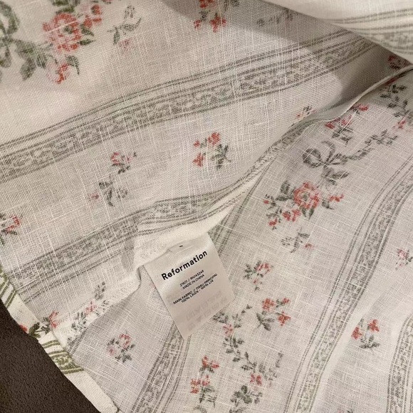 Reformation Denver Linen Dress in Heath *NEW* - Picture 6 of 6